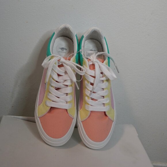 Rocket Dog Cheery Plush Foam Comfort Summer Sneaker Size 9 / Color Block Rainbow - Picture 3 of 12